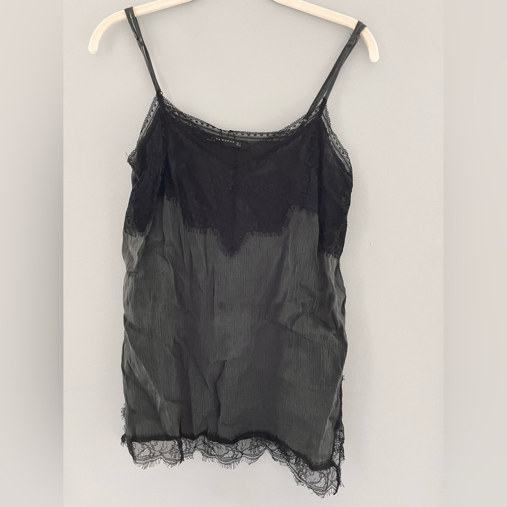 Zara lace top and bottom tang top